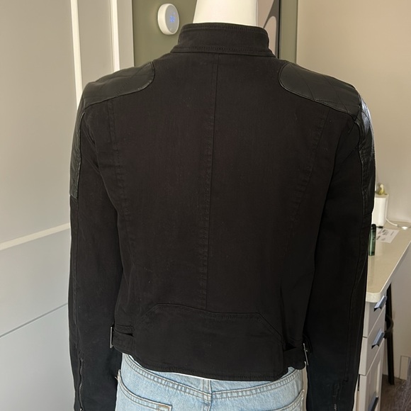 Ralph Lauren Denim & Leather Moto Jacket - Picture 11 of 17
